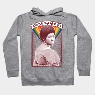 Aretha Franklin - Retro Soul Fan Design Hoodie